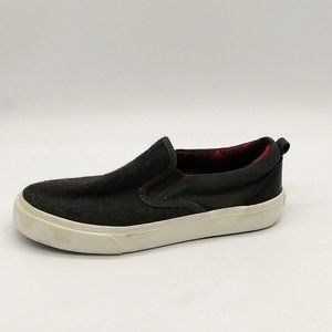 Old Navy Unisex Kids Loafer Sneaker Gray Slip On Round Toe Elastic Insets  1‎